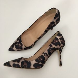 J. Crew Leopard Print Heels